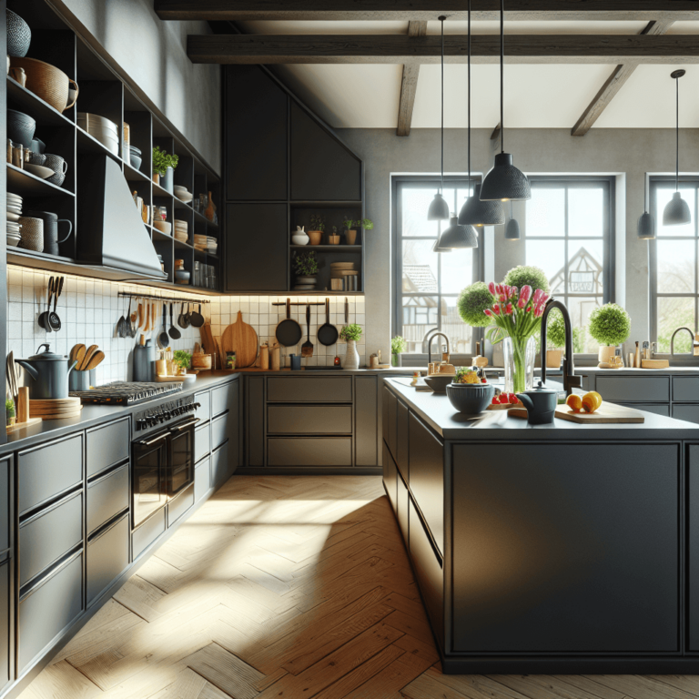 anthrazitfarbene Design Küche-Wuppertal