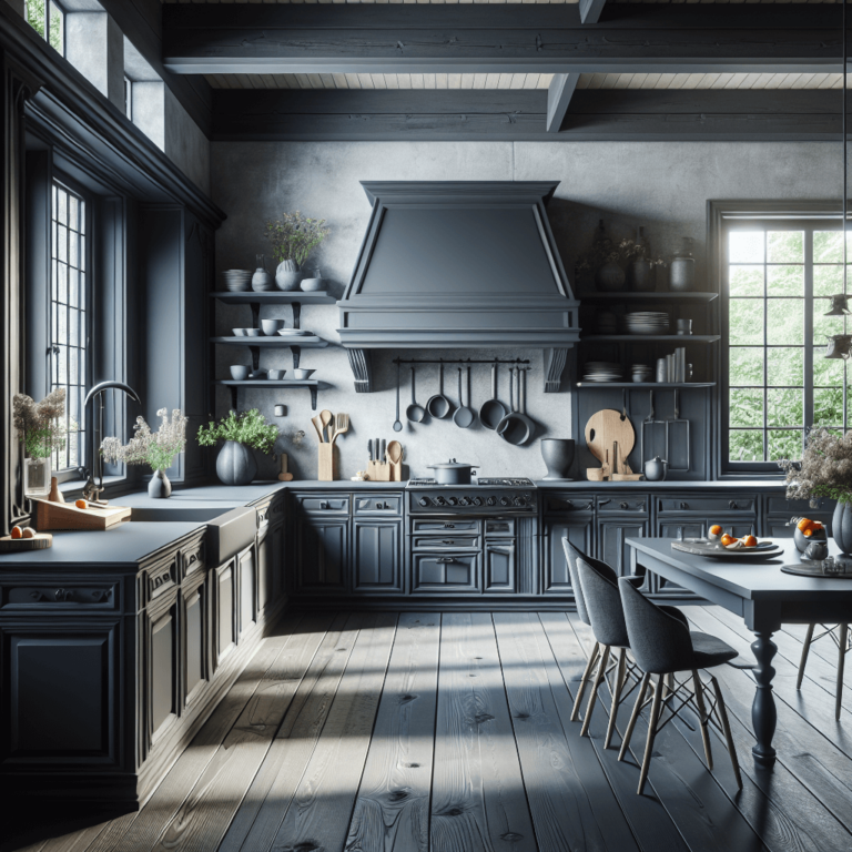 anthrazitfarbene Mediterrane Küche-Wuppertal