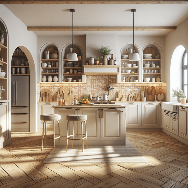 beige Boho Style Küche-Wuppertal