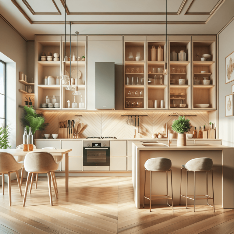 beige Freistehende Küche-Wuppertal