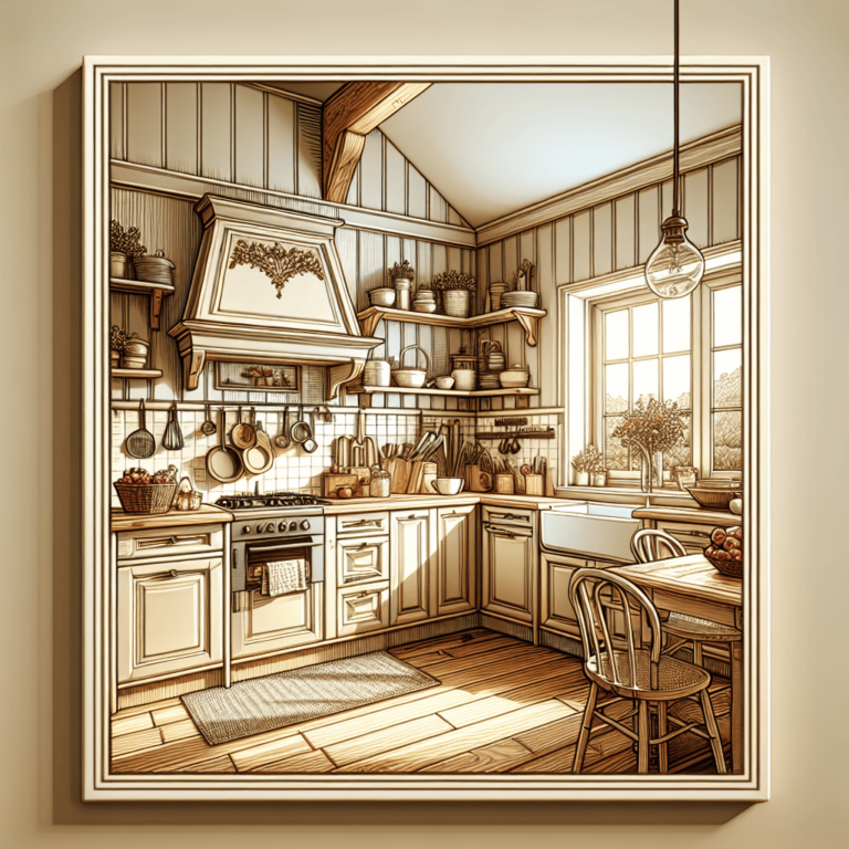 beige Küche im Bauernhausstil-Wuppertal