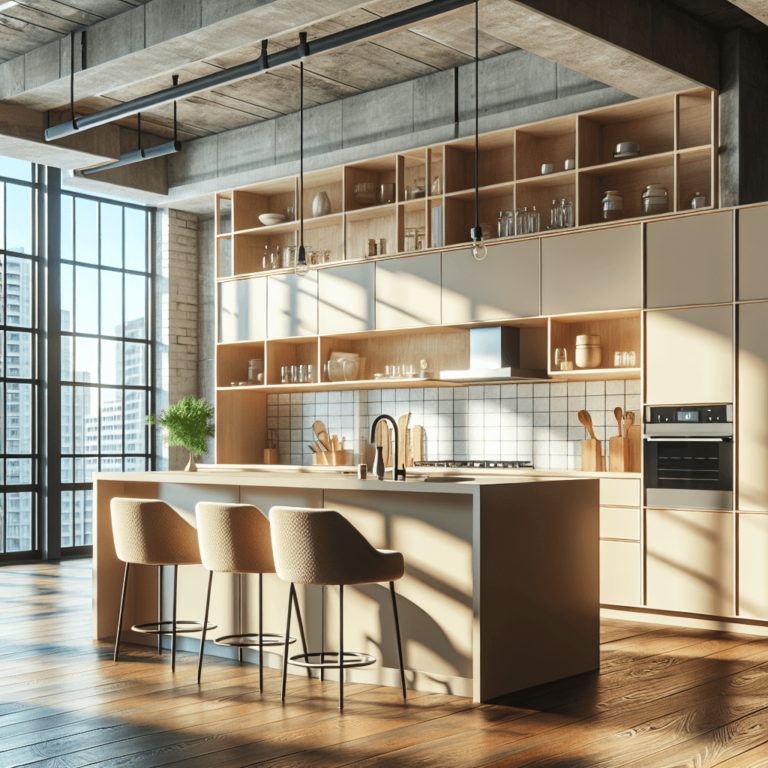 beige Küche im Loftstil-Wuppertal