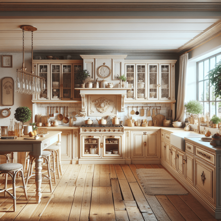 beige Küche im Shabby Chic Stil-Wuppertal