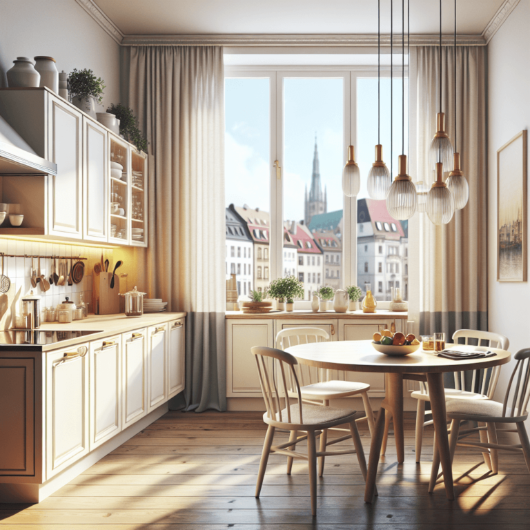 beige Küche im skandinavischen Stil-Wuppertal