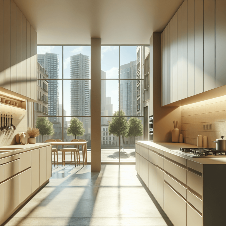 beige einzeilige Küche-Wuppertal