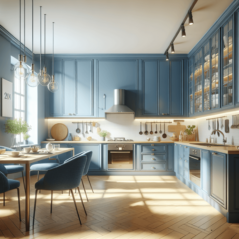 blaue Barrierefreie Küche-Wuppertal