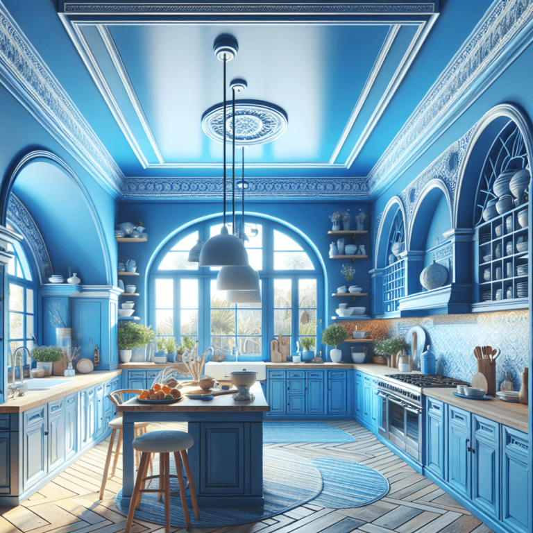 blaue Mediterrane Küche-Wuppertal