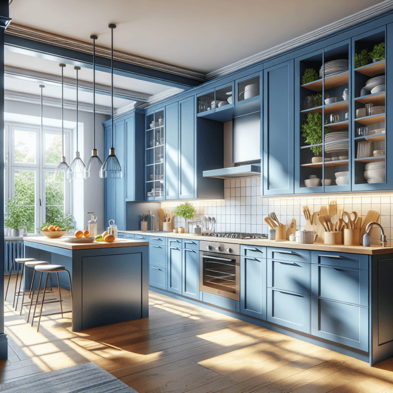 blaue Modulare Küche-Wuppertal