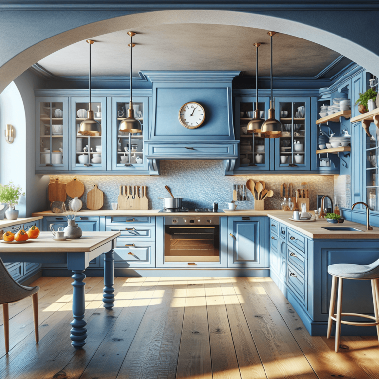 blaue Singleküche-Wuppertal