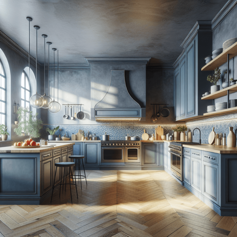 blaugraue Mediterrane Küche-Wuppertal