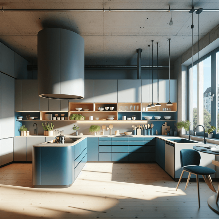 blaugraue Modulare Küche-Wuppertal