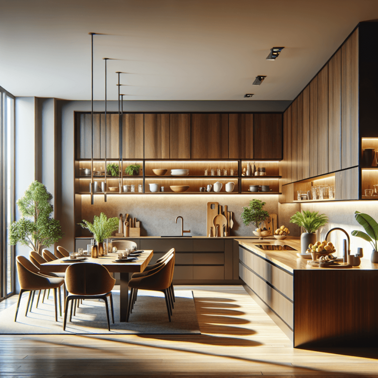 braune Freistehende Küche-Wuppertal