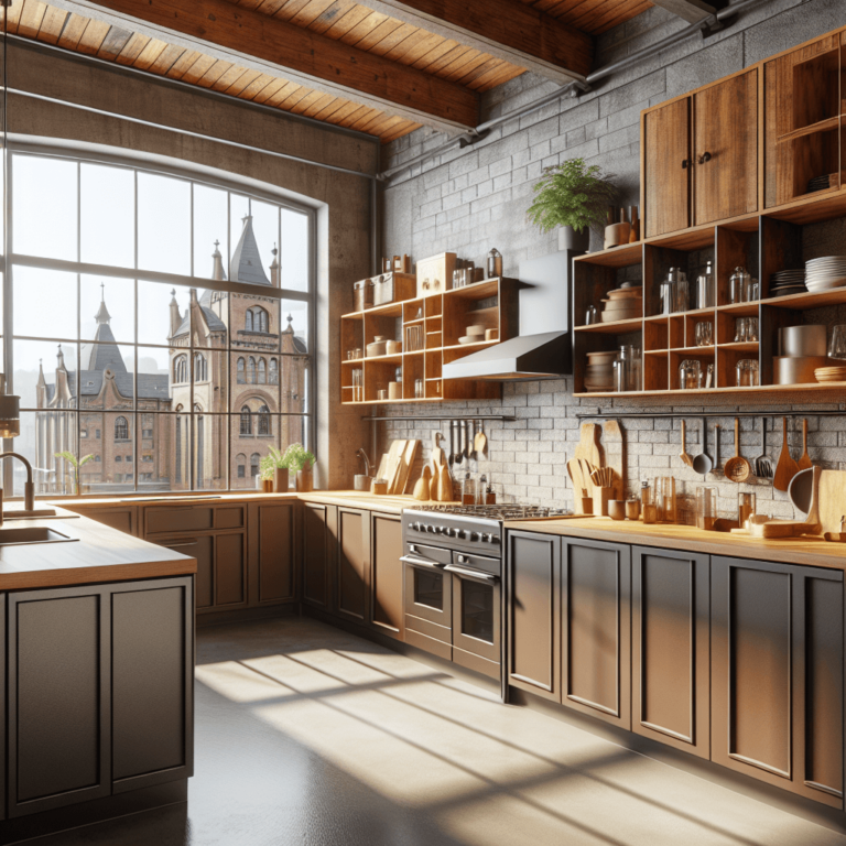 braune Industrielle Küche-Wuppertal