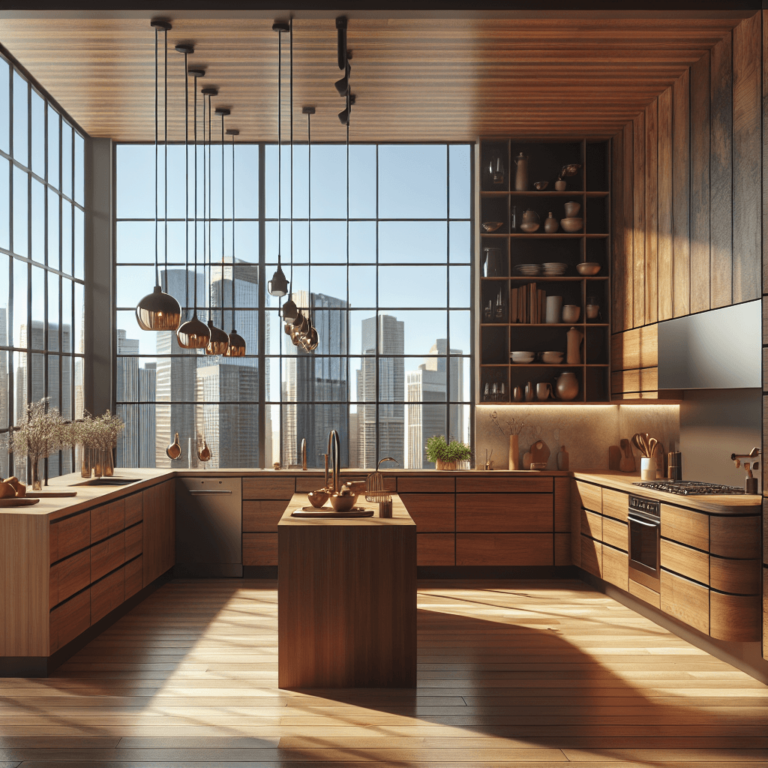 braune Küche im Loftstil-Wuppertal