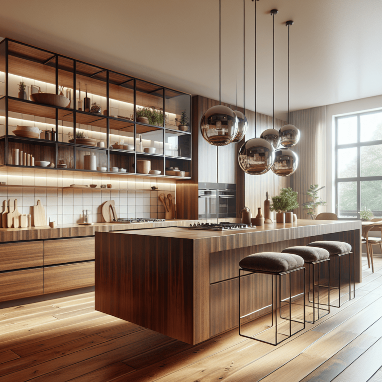 braune Schwebende Küche-Wuppertal