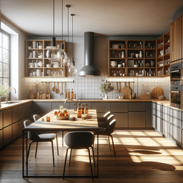 braune einzeilige Küche-Wuppertal