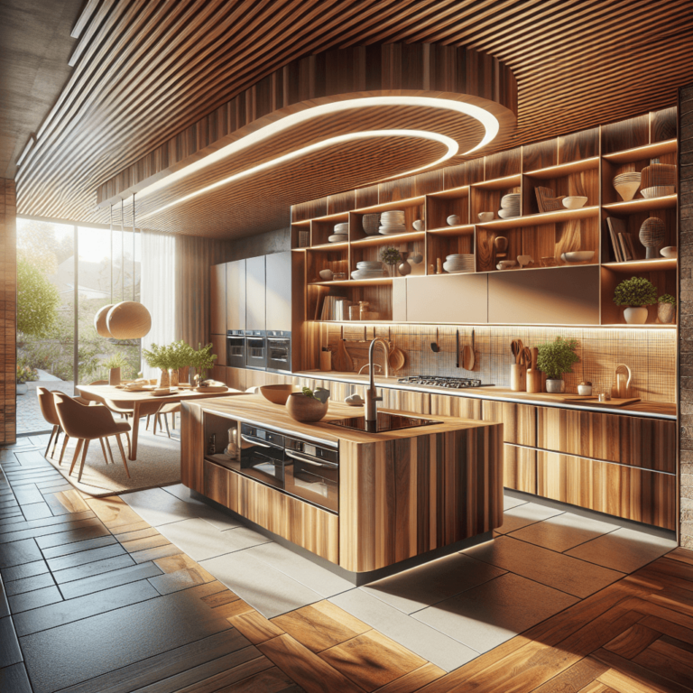 braune mehrzeilige Küche-Wuppertal