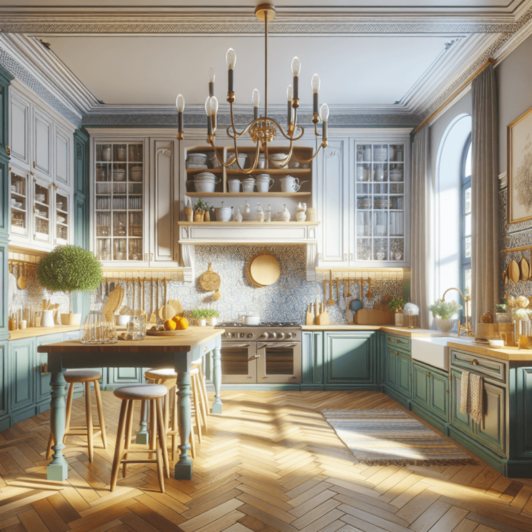 bunte Küche im Vintage Chic Stil-Wuppertal