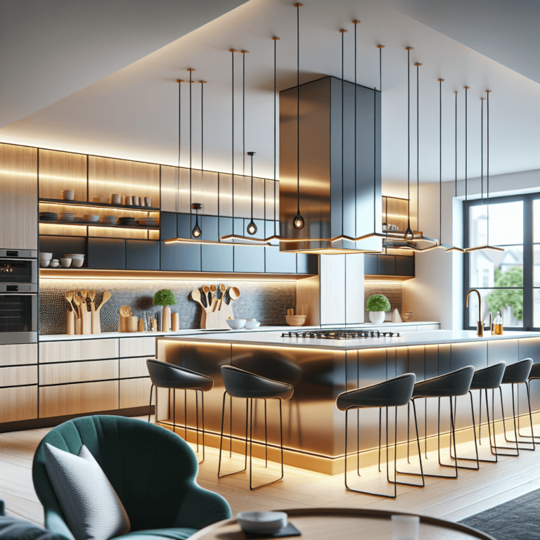 bunte Küche in G-Form-Wuppertal