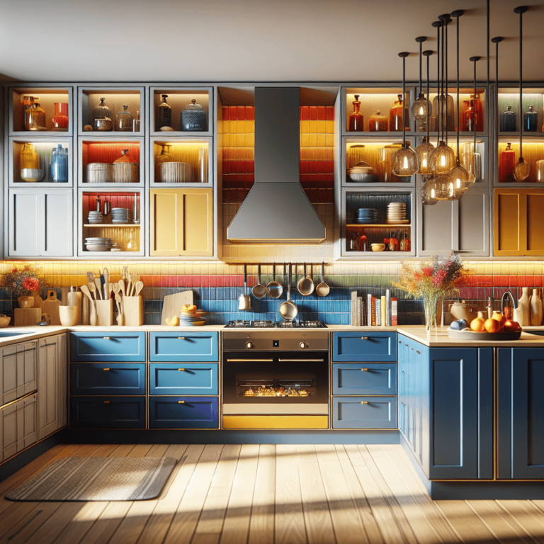 bunte Küche in U-Form-Wuppertal