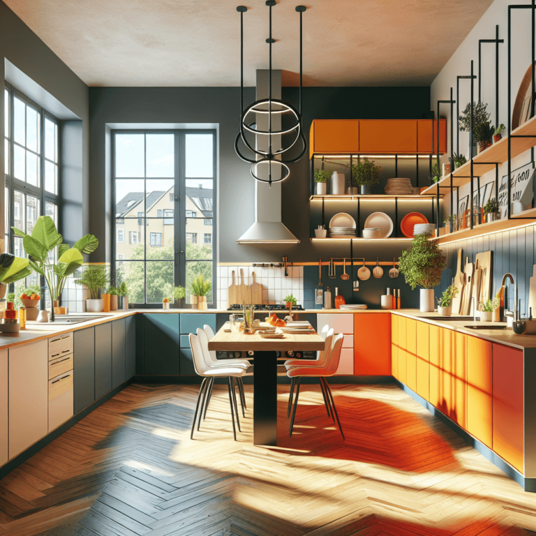 bunte Minimalismus Küche-Wuppertal