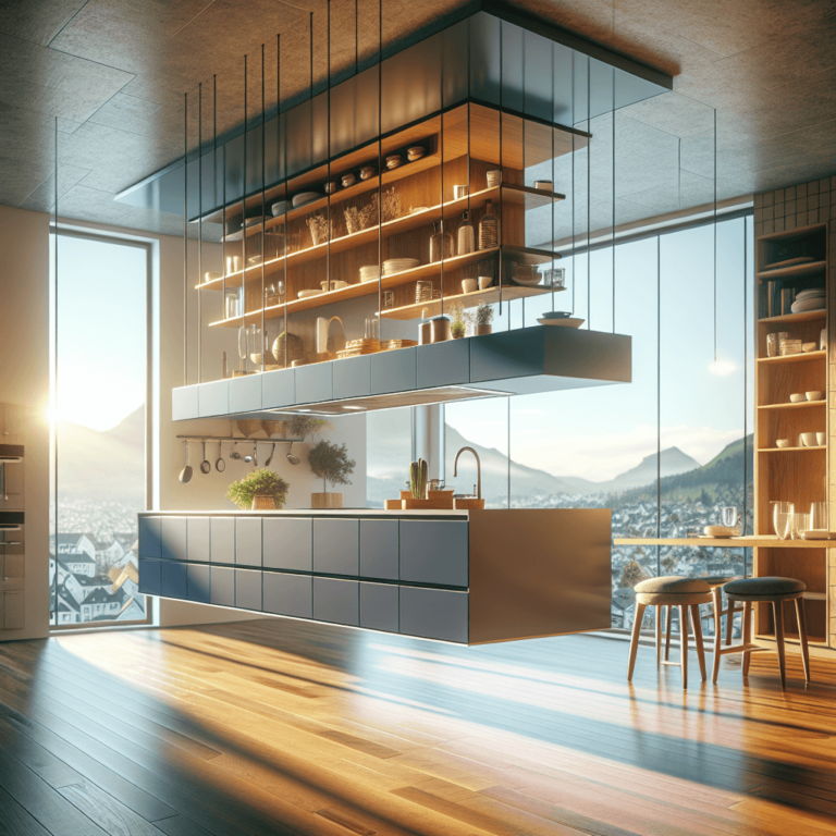 bunte Schwebende Küche-Wuppertal