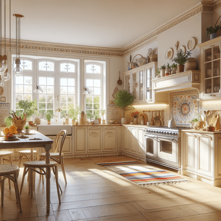 cremefarbene Boho Style Küche-Wuppertal