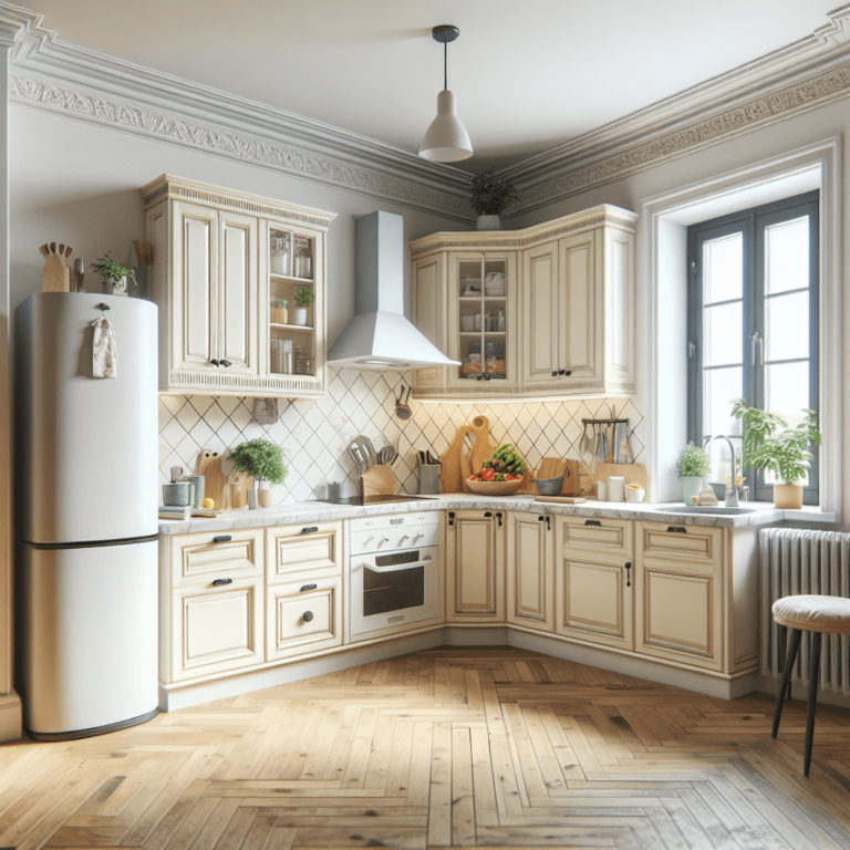 cremefarbene Eck-Küche-Wuppertal