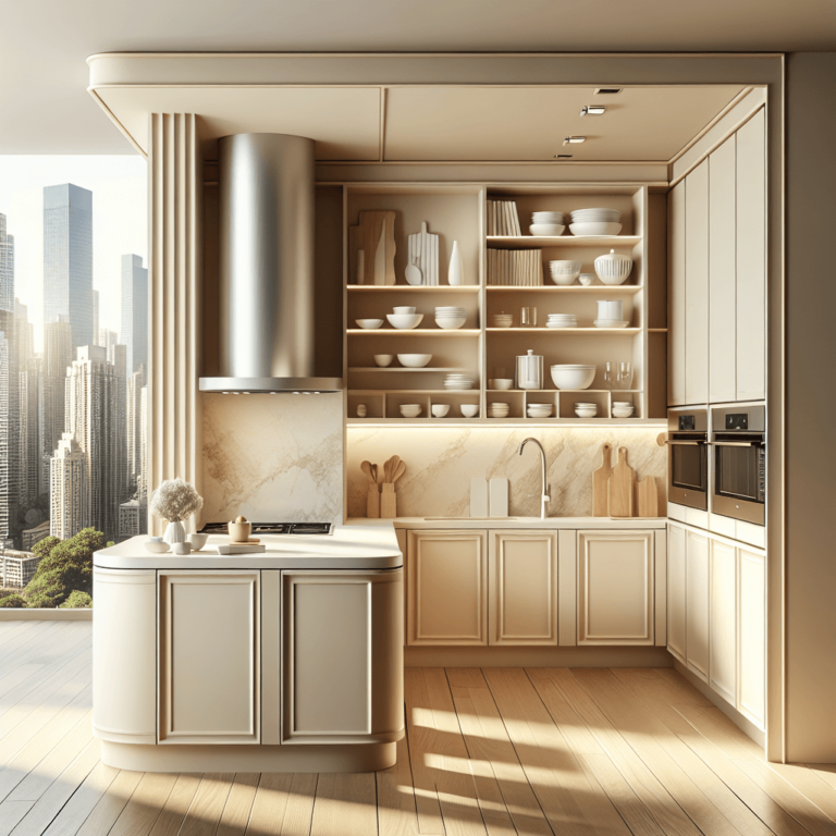 cremefarbene Einbauküche-Wuppertal