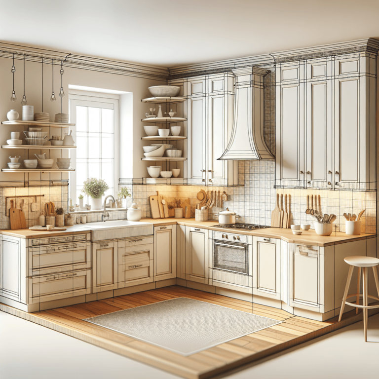 cremefarbene Küche in U-Form-Wuppertal