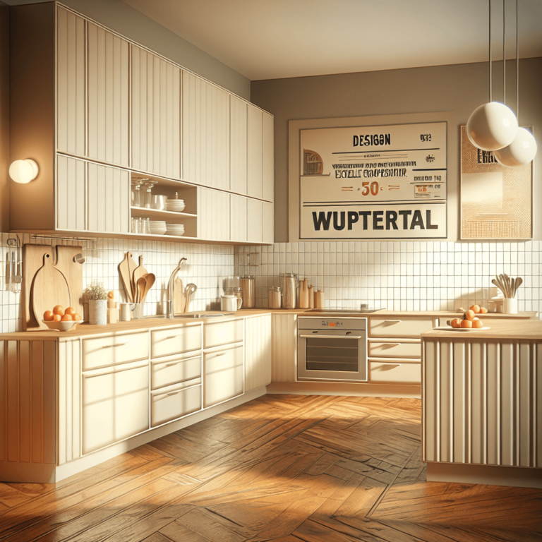 cremefarbene Retro Küche-Wuppertal