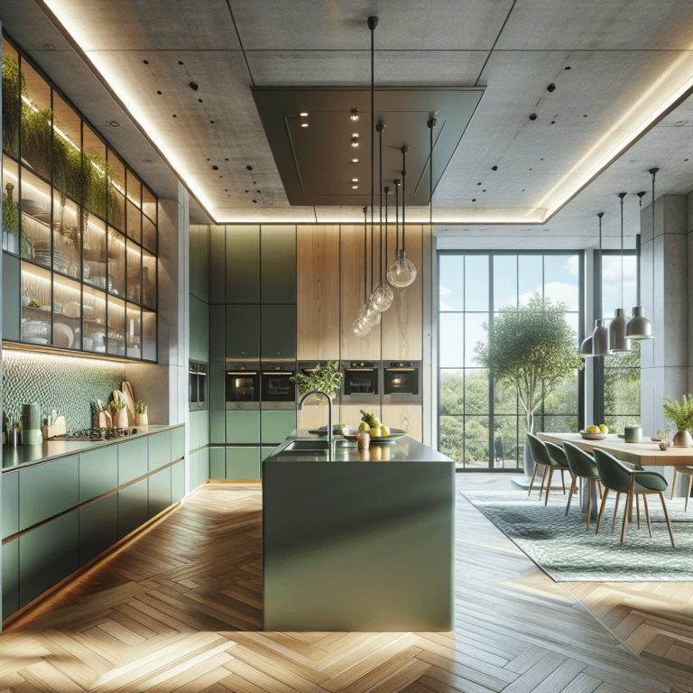 grüne Design Küche-Wuppertal