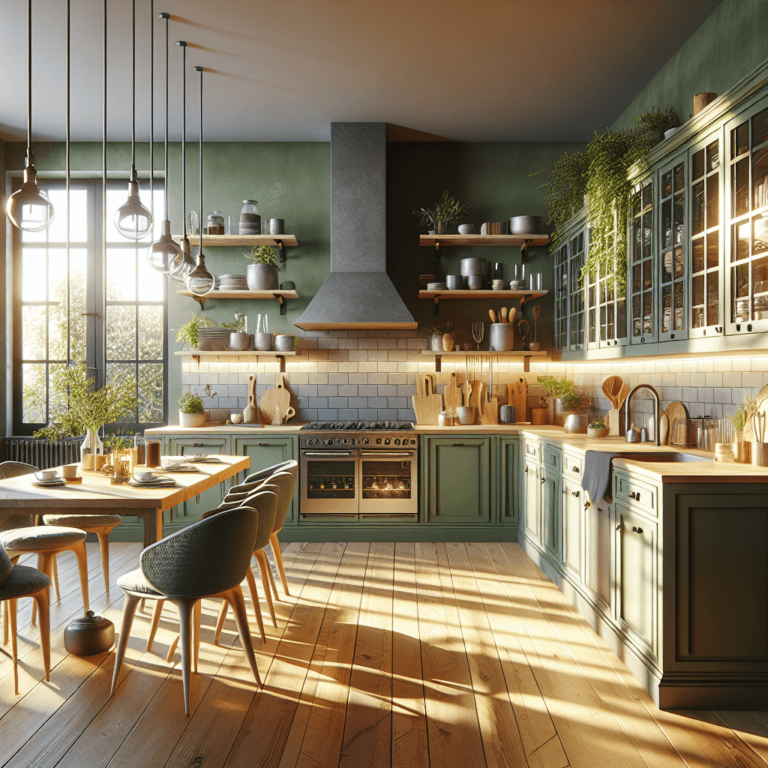 grüne Industrielle Küche-Wuppertal