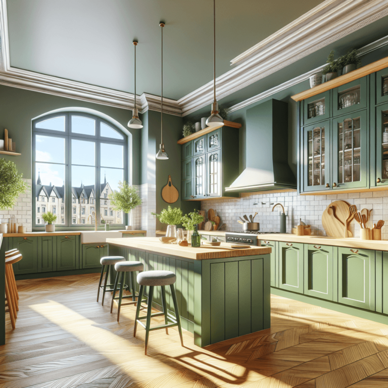 grüne Landhausküche-Wuppertal