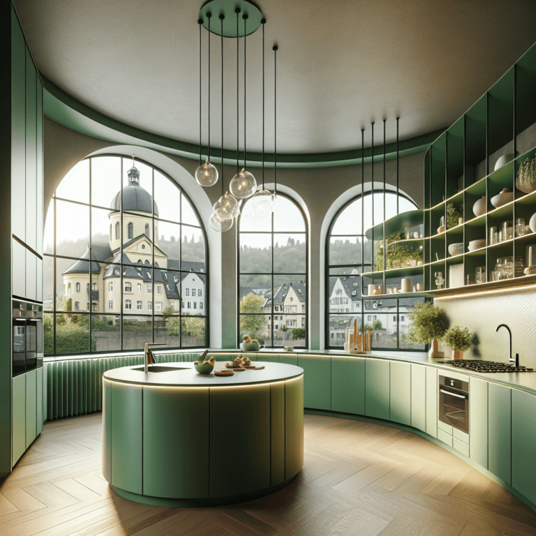 grüne Rondell Küche-Wuppertal