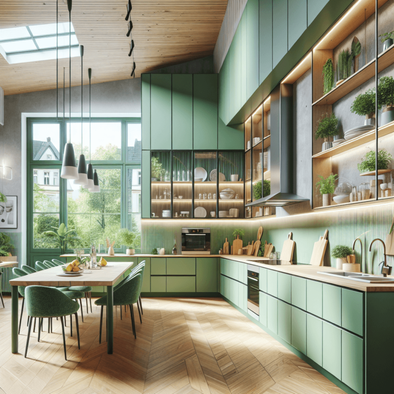grüne Wohnküche-Wuppertal