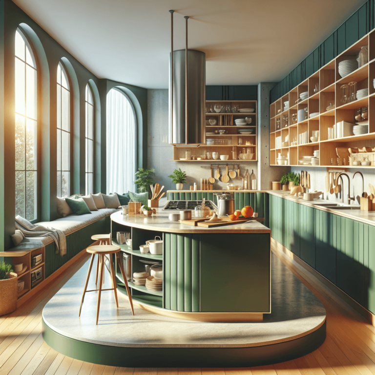 grüne mehrzeilige Küche-Wuppertal