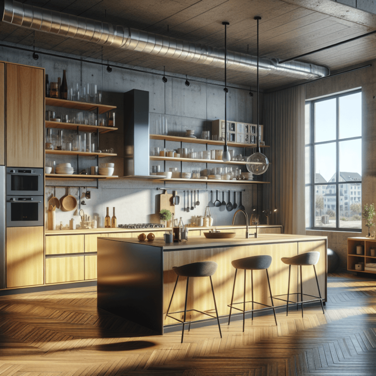 hochglanz Küche im Loftstil-Wuppertal