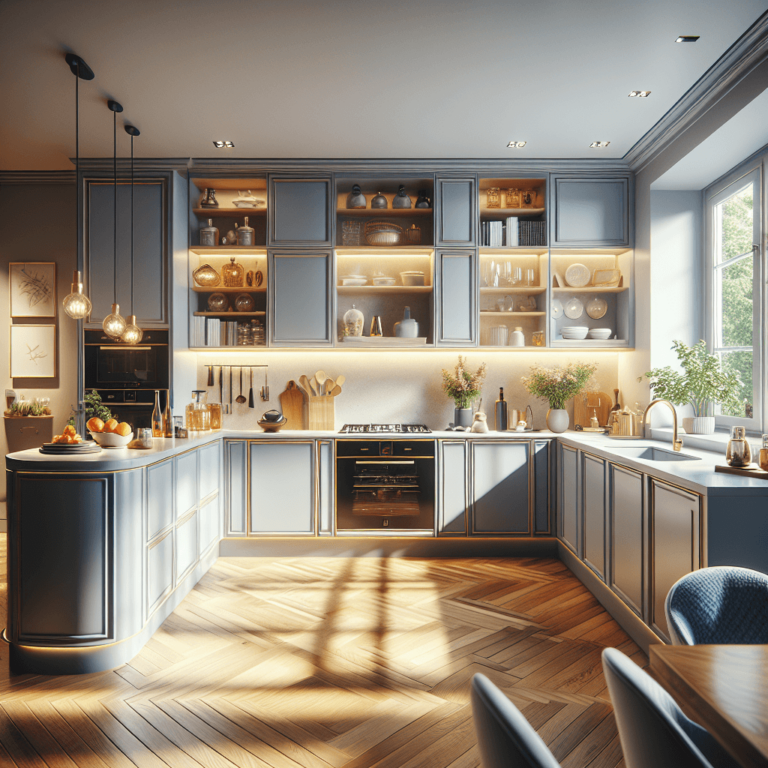 hochglanz Küche in U-Form-Wuppertal