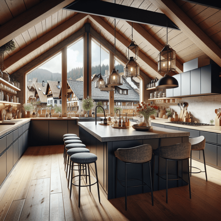 matte Küche für Dachschräge-Wuppertal