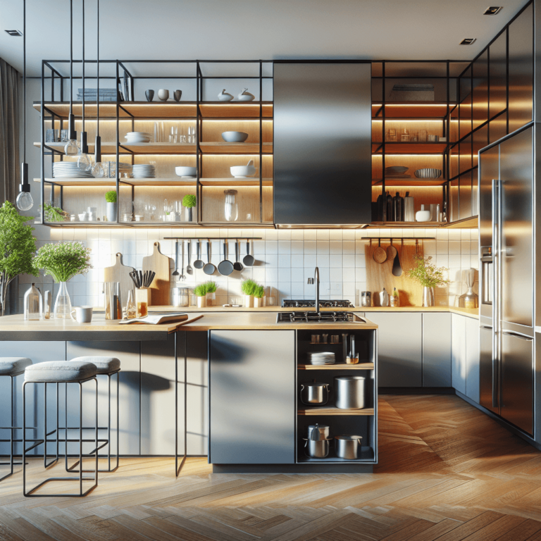 matte Küche mit Stahlakzenten-Wuppertal