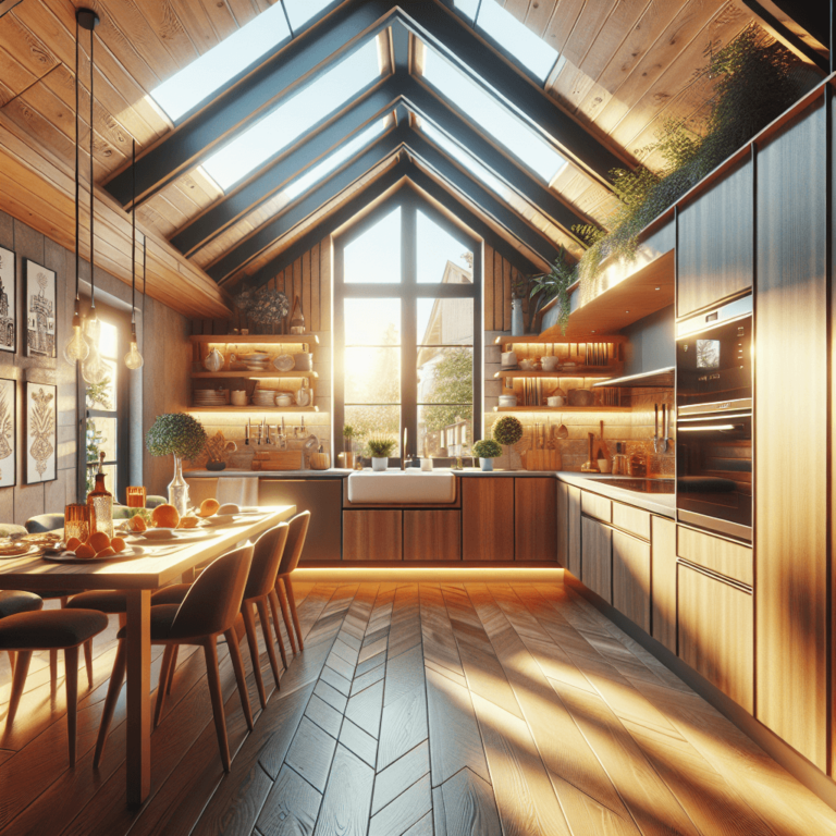 schwarze Küche für Dachschräge-Wuppertal