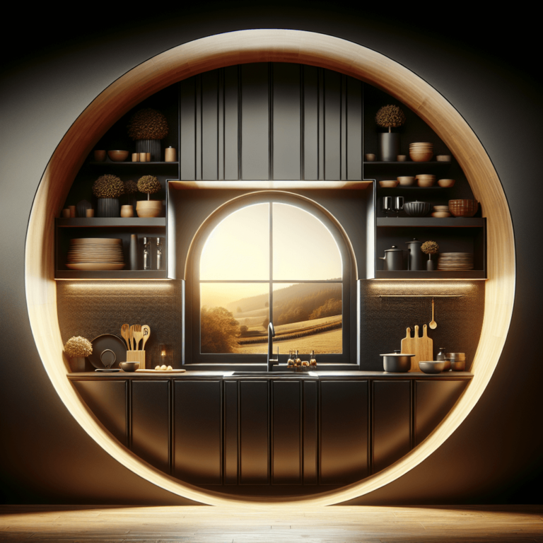 schwarze Rondell Küche-Wuppertal