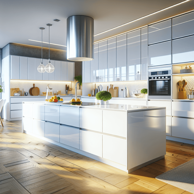 weiße Anrichte Küche-Wuppertal