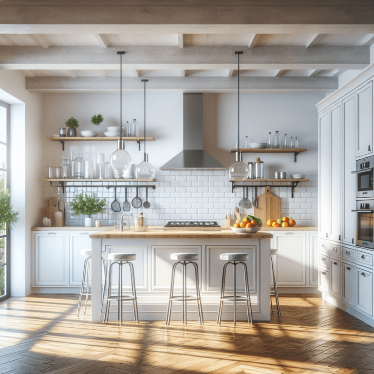 weiße Industrielle Küche-Wuppertal