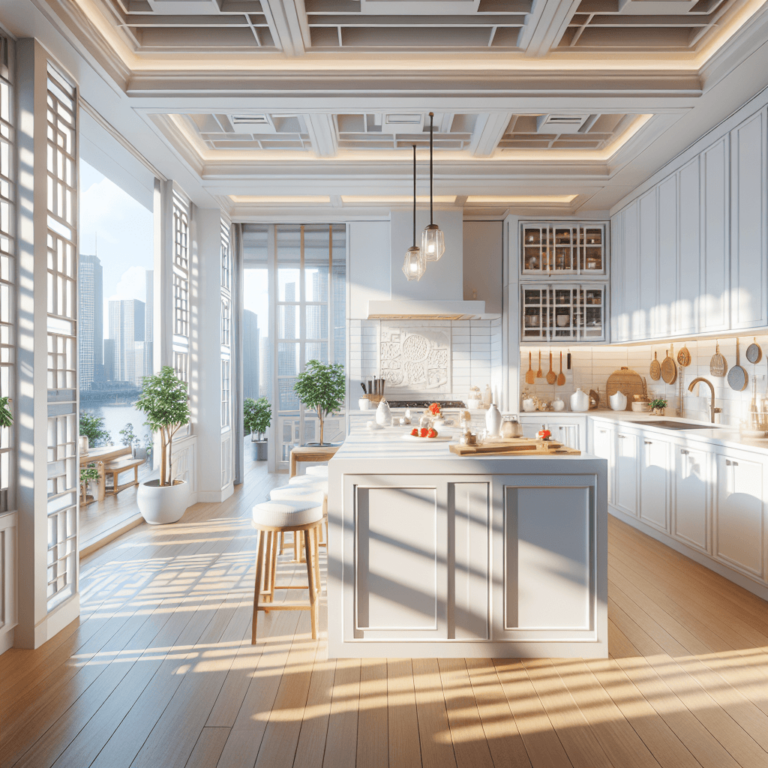 weiße Küche im asiatischen Stil-Wuppertal