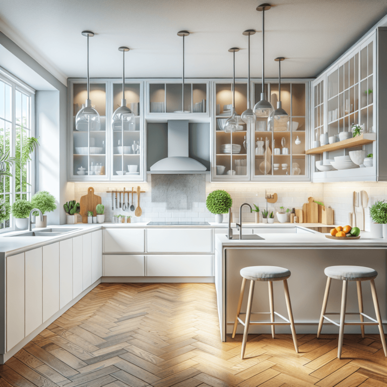 weiße Küche in L-Form-Wuppertal