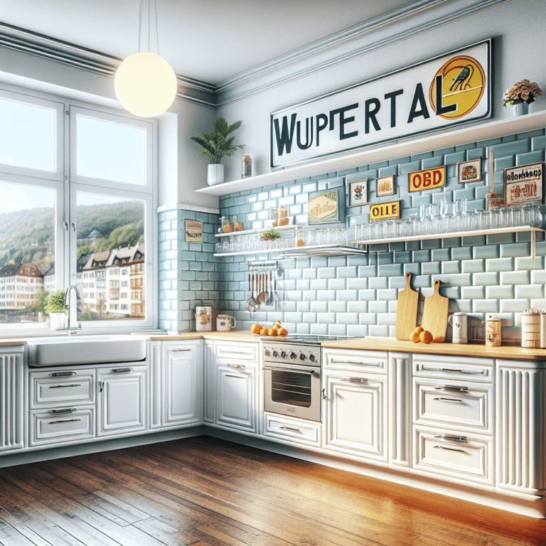 weiße Retro Küche-Wuppertal