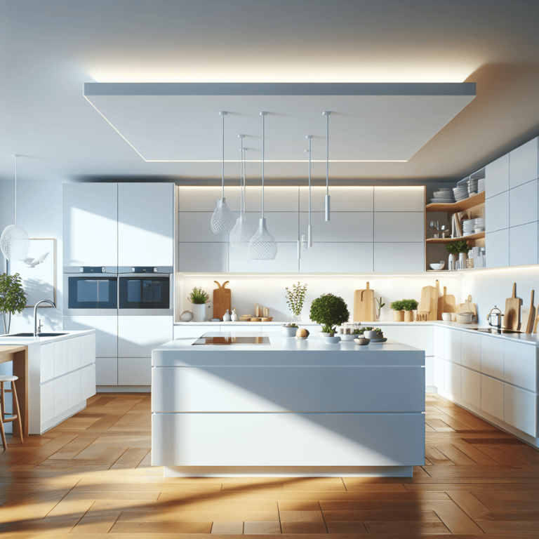 weiße Schwebende Küche-Wuppertal